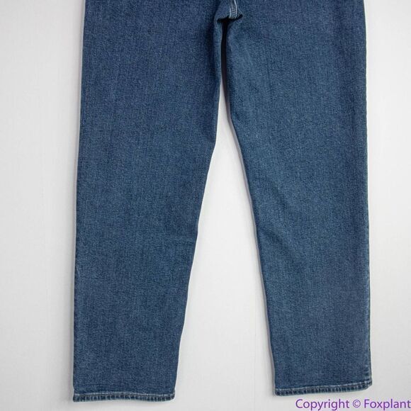 NEW Madewell The Perfect Vintage Straight Jean in Bright Indigo Wash, 27 - Picture 10 of 16